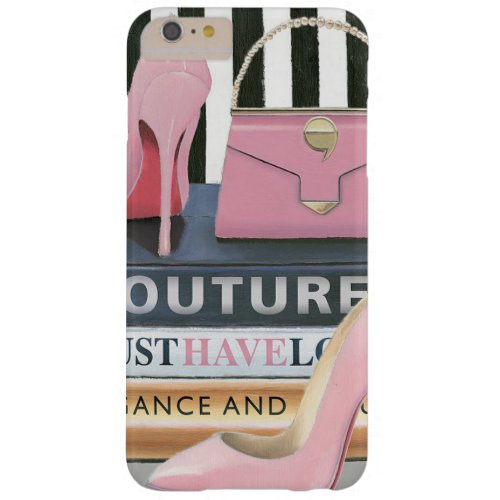 Wild Apple  Couture Stripes _ Shoes  Bag Barely There iPhone 6 Plus Case