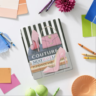Wild Apple   Couture Stripes - Shoes & Bag iPad Smart Cover