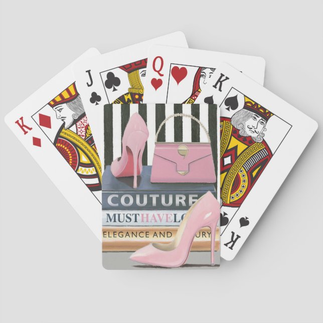 Wild Apple | Couture Stripes - Shoes & Bag Poker Cards (Back)