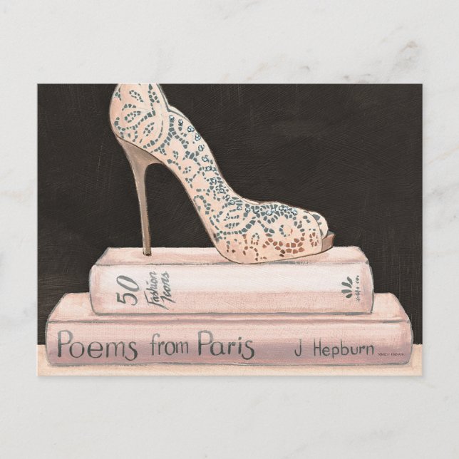 Wild Apple | Elegant High Heel Fashion Postcard (Front)
