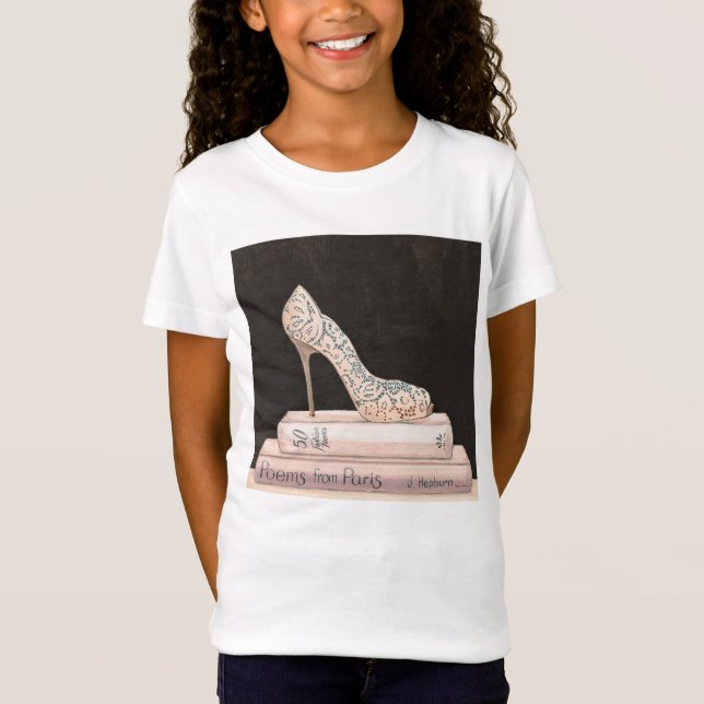 Wild Apple | Elegant High Heel Fashion T-Shirt (Front)
