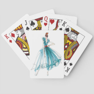 Wild Apple   Haute Couture Fashion Sketch Poker Cards