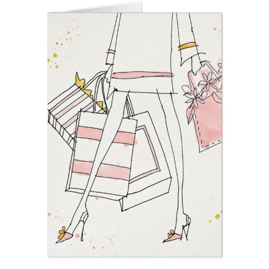 Wild Apple | Modern Pink Fashion Sketch (Front)