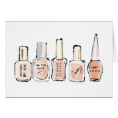 Wild Apple | Modern Pink Nail Polish Sketch (Front Horizontal)