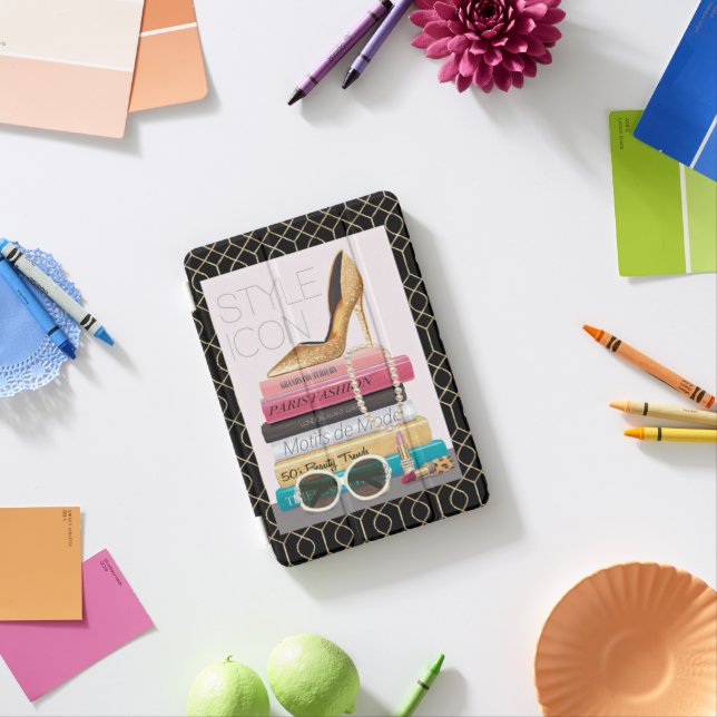 Wild Apple | Style Icon - Gold Stiletto iPad Mini Cover (In Situ)