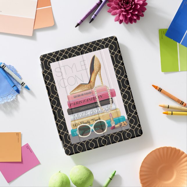Wild Apple | Style Icon - Gold Stiletto iPad Smart Cover (In Situ)