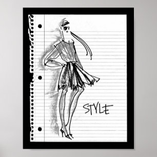 Wild Apple   Style Icon - Modern Sketch Poster