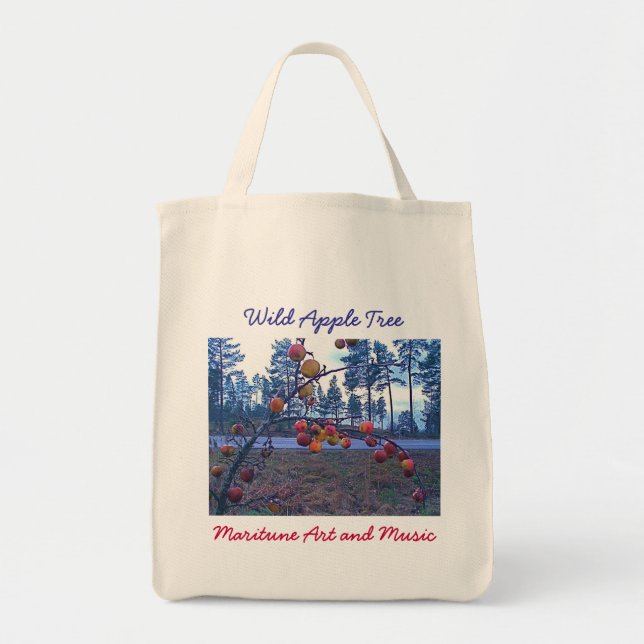 Wild Apple Tree Tote Bag (Front)