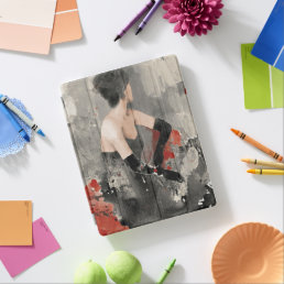 Wild Apple | Vintage Watercolor Woman iPad Smart Cover