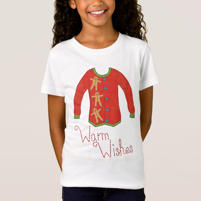 Wild Apple | Warm Wishes - Gingerbread Man T-Shirt (Front)