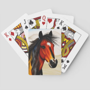 Wild At Heart - A Spirited Western Pinto Pony Poker Cards