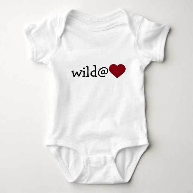 Wild at Heart - Crimson Heart Baby Bodysuit (Front)