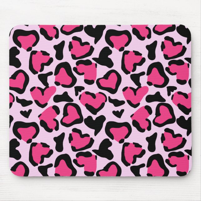  Wild at Heart Leopard Mouse Pad (Front)