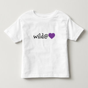 Wild at Heart - Purple Heart Toddler T-shirt