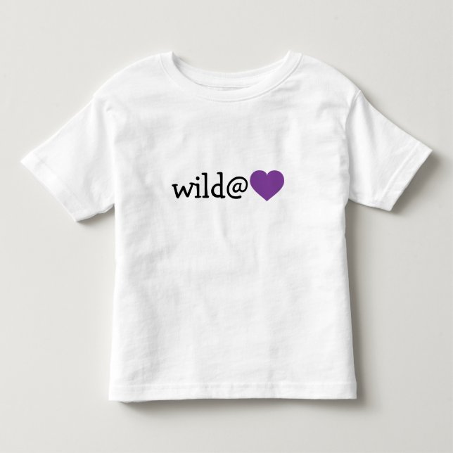 Wild at Heart - Purple Heart Toddler T-shirt (Front)
