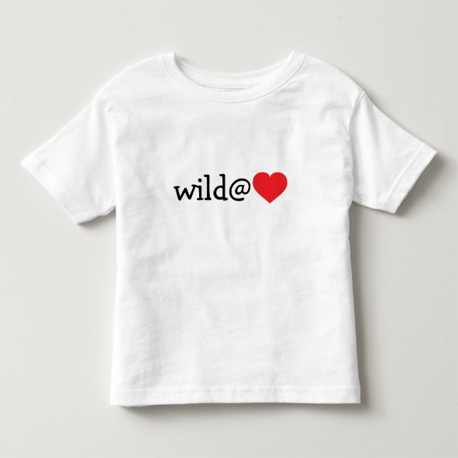 Wild at Heart - Red Heart Toddler T-shirt (Front)