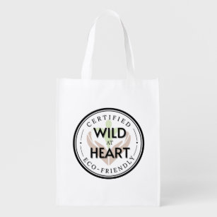 Wild at Heart Resusable Grocery Bag
