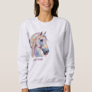 Wild at heart soulful horses sweatshirt