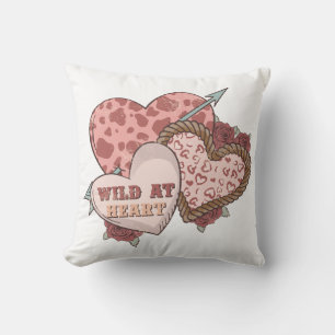 Wild At Heart Throw Pillow