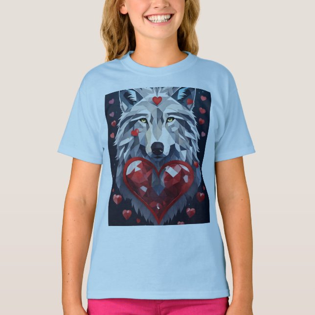 "Wild at Heart: Wolf Love" T-Shirt (Front)