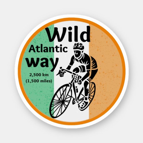 wild Atlantic Way _ Irish Tourism trial Ireland Sticker