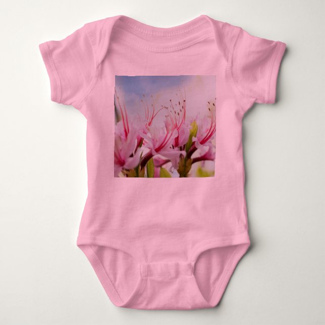 wild azaleas baby bodysuit (Front)