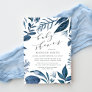 Wild Azure | Botanical Baby Shower Invitation