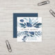 Wild Azure | Botanical Square Business Card