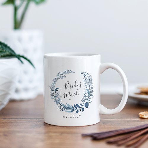 Wild Azure Bridesmaid Coffee Mug