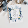 Wild Azure Foil Save the Date Card