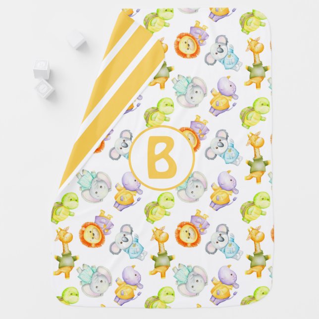 Wild Baby Animals  Baby Blanket (In Situ)