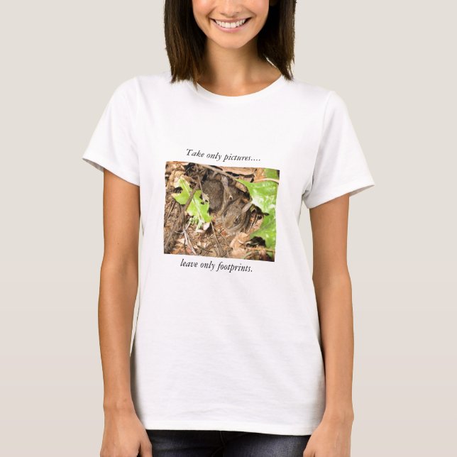 Wild Baby Bunnies-Take Only Pictures.... T-Shirt (Front)