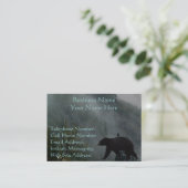 Wild Bear Animal-lovers Wildlife Gift Business Card (Standing Front)
