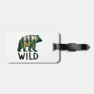 Wild Bear Outdoors Nature Luggage Tag