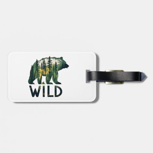 Wild Bear Outdoors Nature Luggage Tag