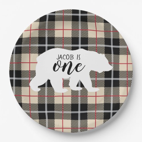 Wild Bear Thompson Camel 1st Birthday Party Paper Plates