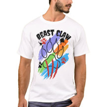 Wild Beast Claw Artistic Design - Vibrant Paint Sp