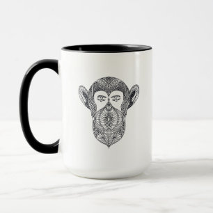 Wild Beast Of The Forest Doodle Mug