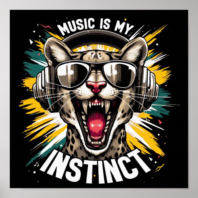 Wild Beats – Music is My Instinct Poster (Front)