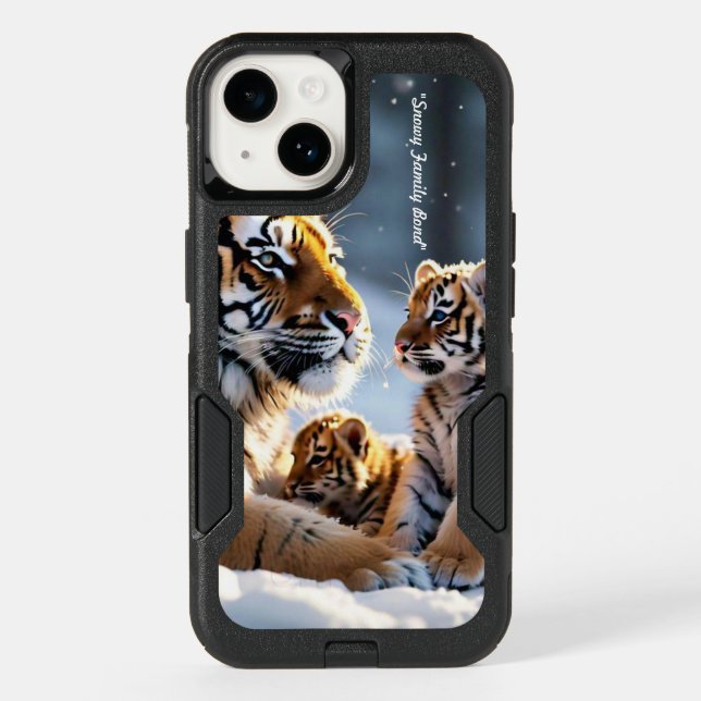 "Wild Beauty of Snowy Forest" Otterbox iPhone Case (Back)