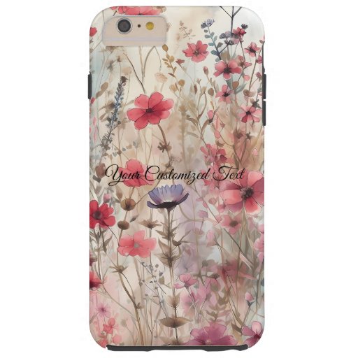 Wild Beauty Woven: Fashioned by Wildflowers Tough iPhone 6 Plus Case