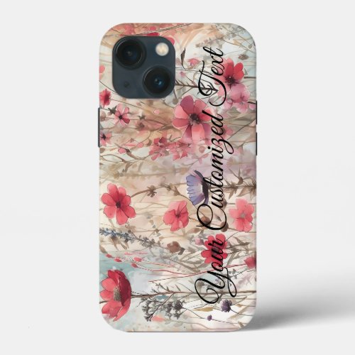 Wild Beauty Woven Fashioned by Wildflowers iPhone 13 Mini Case