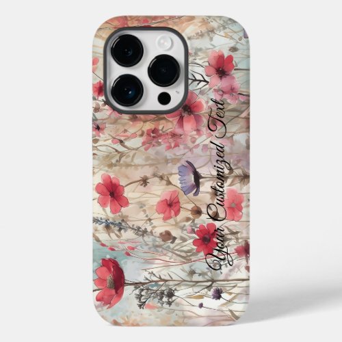 Wild Beauty Woven Fashioned by Wildflowers Case_Mate iPhone 14 Pro Case