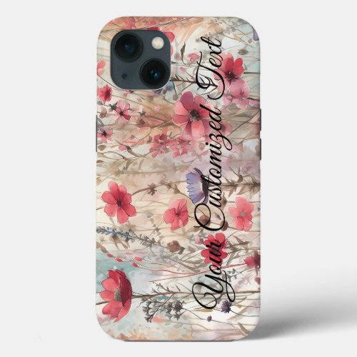 Wild Beauty Woven Fashioned by Wildflowers iPhone 13 Case