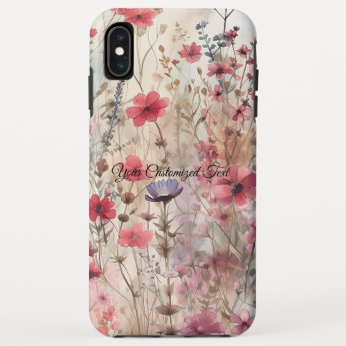 Wild Beauty Woven Fashioned by Wildflowers iPhone XS Max Case