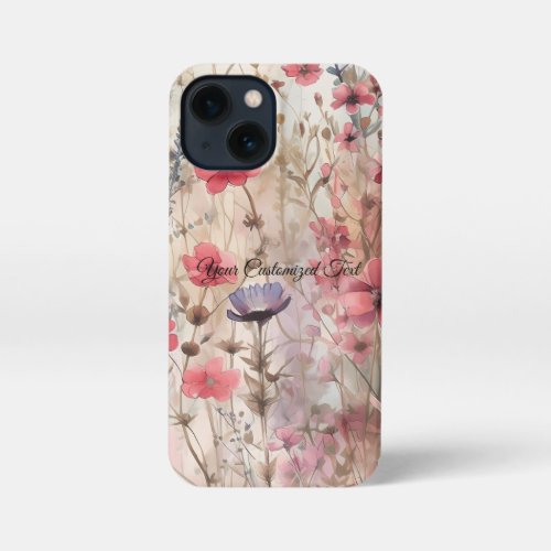 Wild Beauty Woven Fashioned by Wildflowers iPhone 13 Mini Case