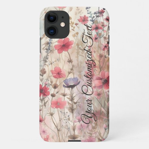 Wild Beauty Woven Fashioned by Wildflowers iPhone 11 Case