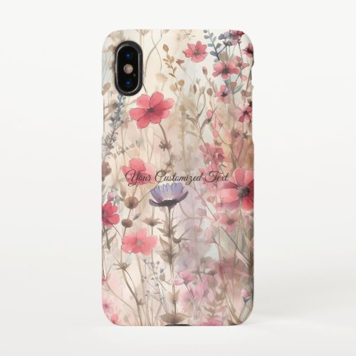 Wild Beauty Woven Fashioned by Wildflowers iPhone X Case