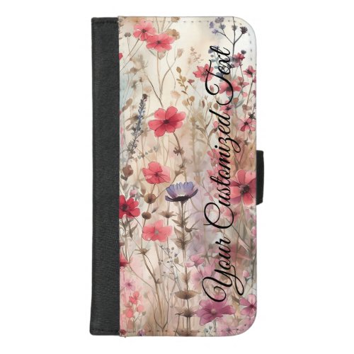 Wild Beauty Woven Fashioned by Wildflowers iPhone 87 Plus Wallet Case