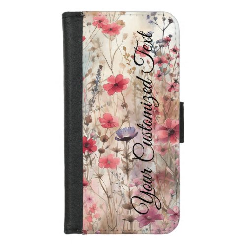 Wild Beauty Woven Fashioned by Wildflowers iPhone 87 Wallet Case